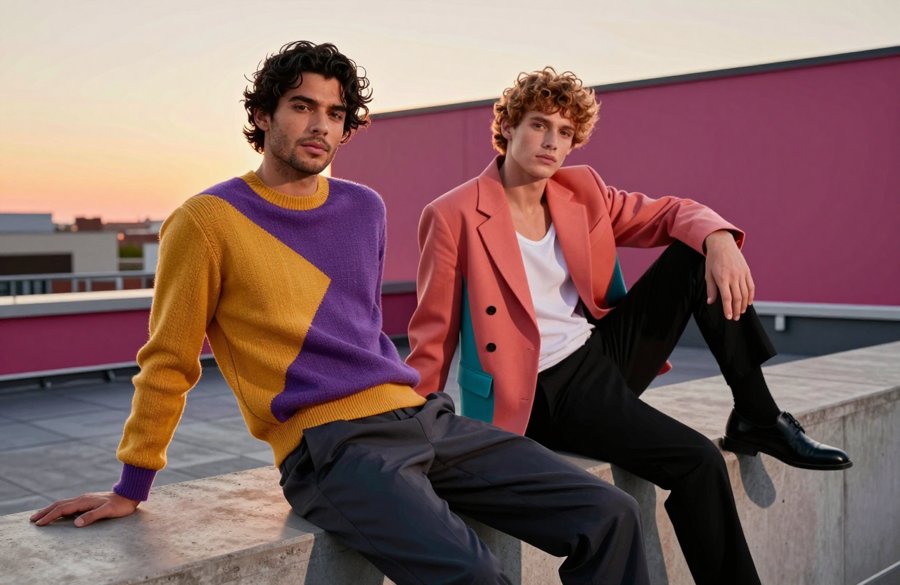 mustard and purple is such a power move