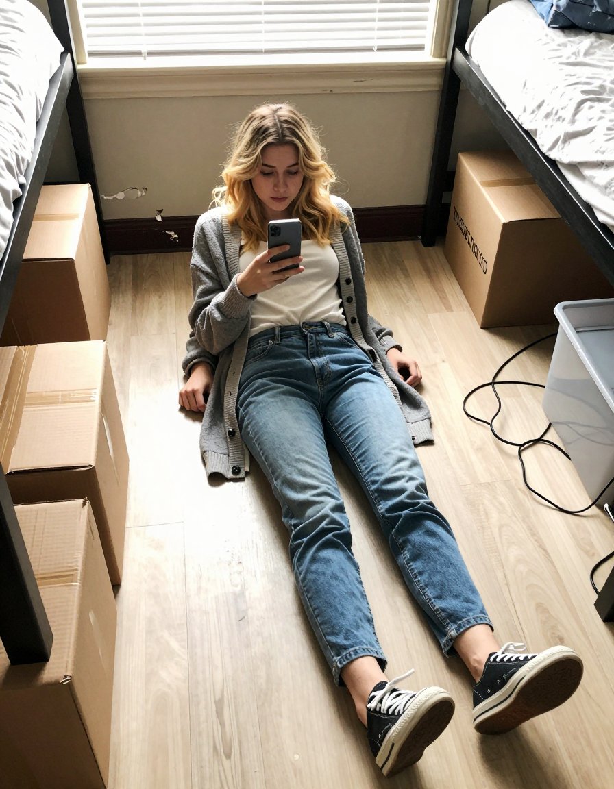 The ultimate dorm room moving day fit