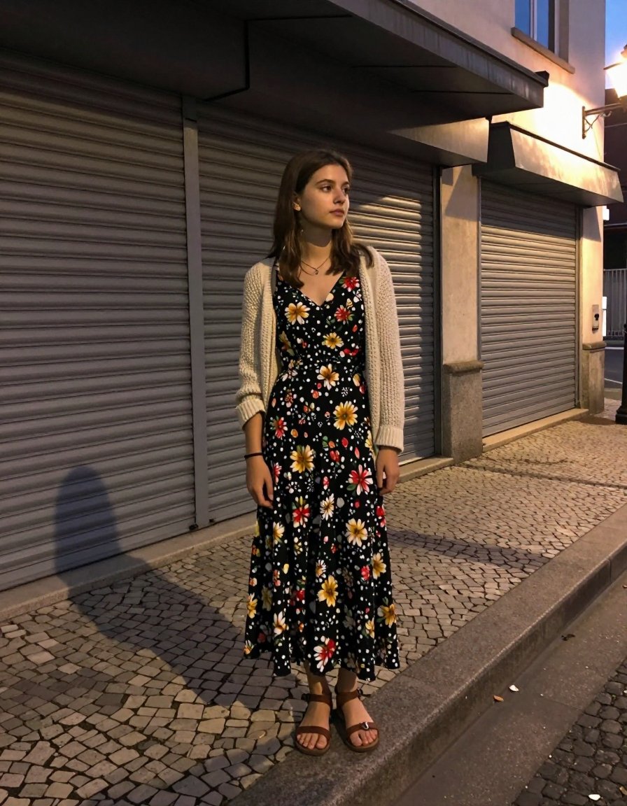this floral dress is doing something