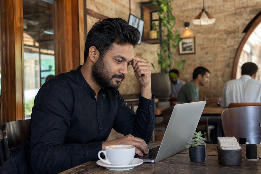 wait, your all-black button-down look is actually giving me major remote work envy