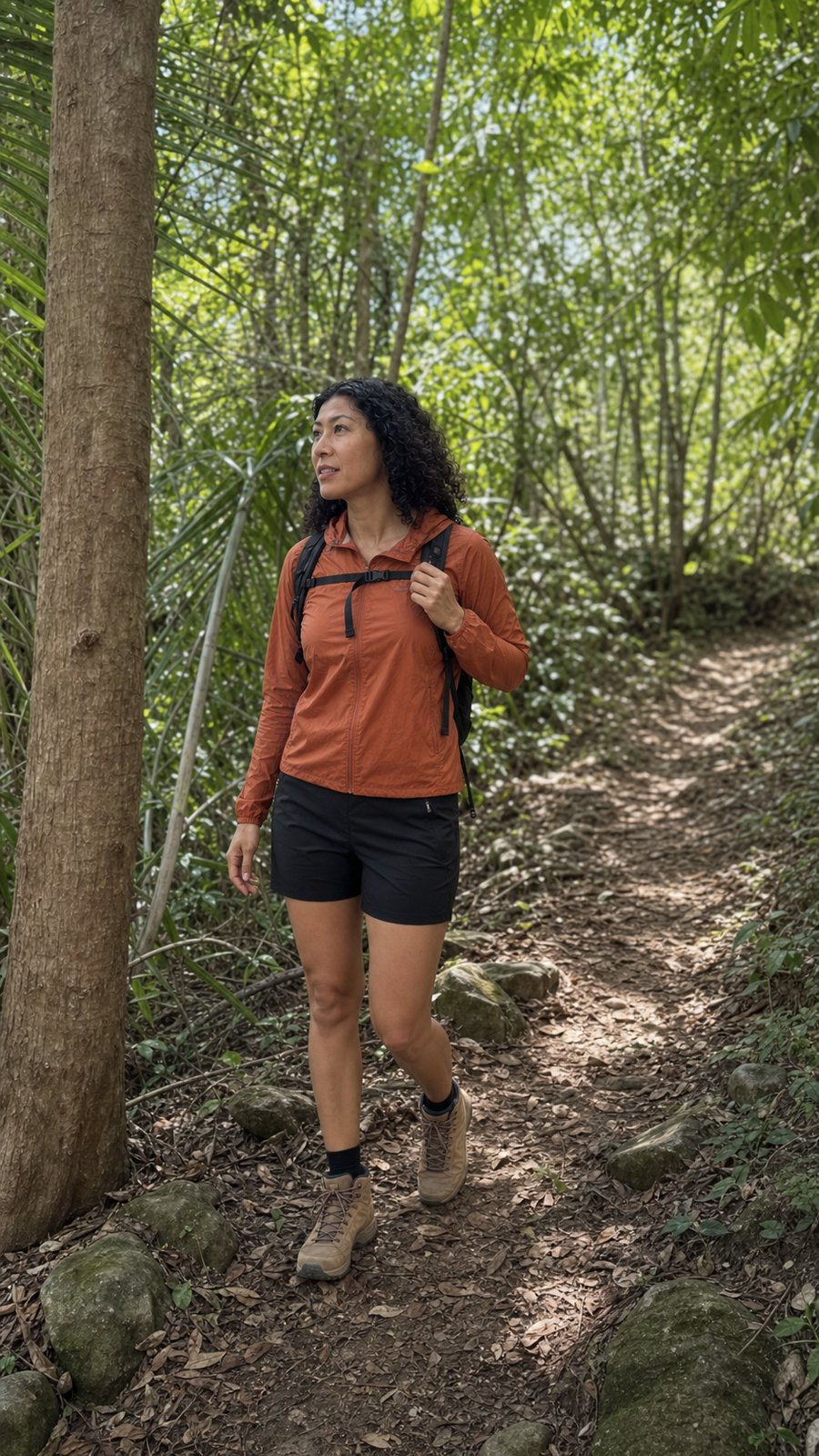 For my next trail run, I’d definitely steal these tan boots.