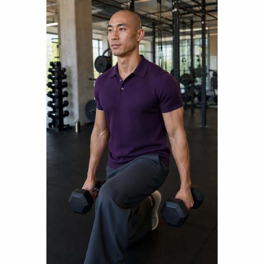 purple polo handles the reps fine