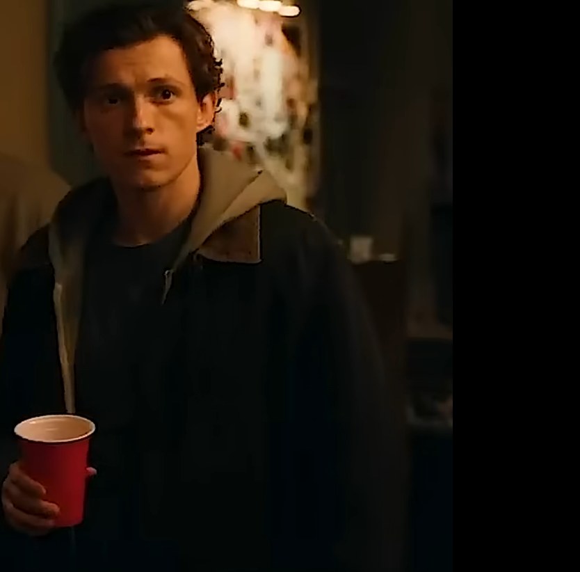 the black chore jacket over a hoodie in brand new day is a go-to house-party fit