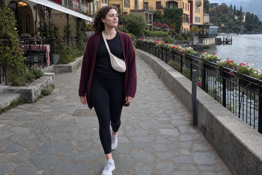 cardigan adds just enough color