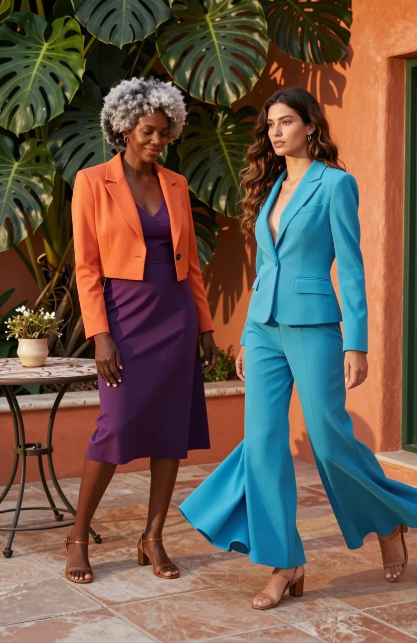 blue suit energy taking over the feed