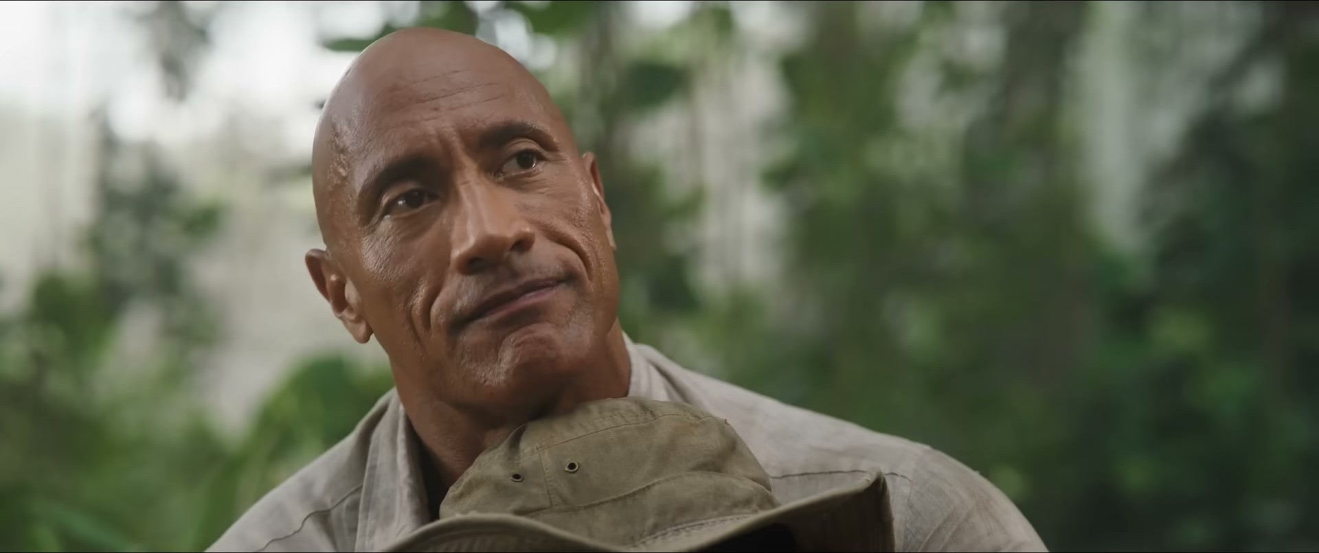 Dwayne Johnson in Jumanji Open World — that pith helmet is giving main character energy