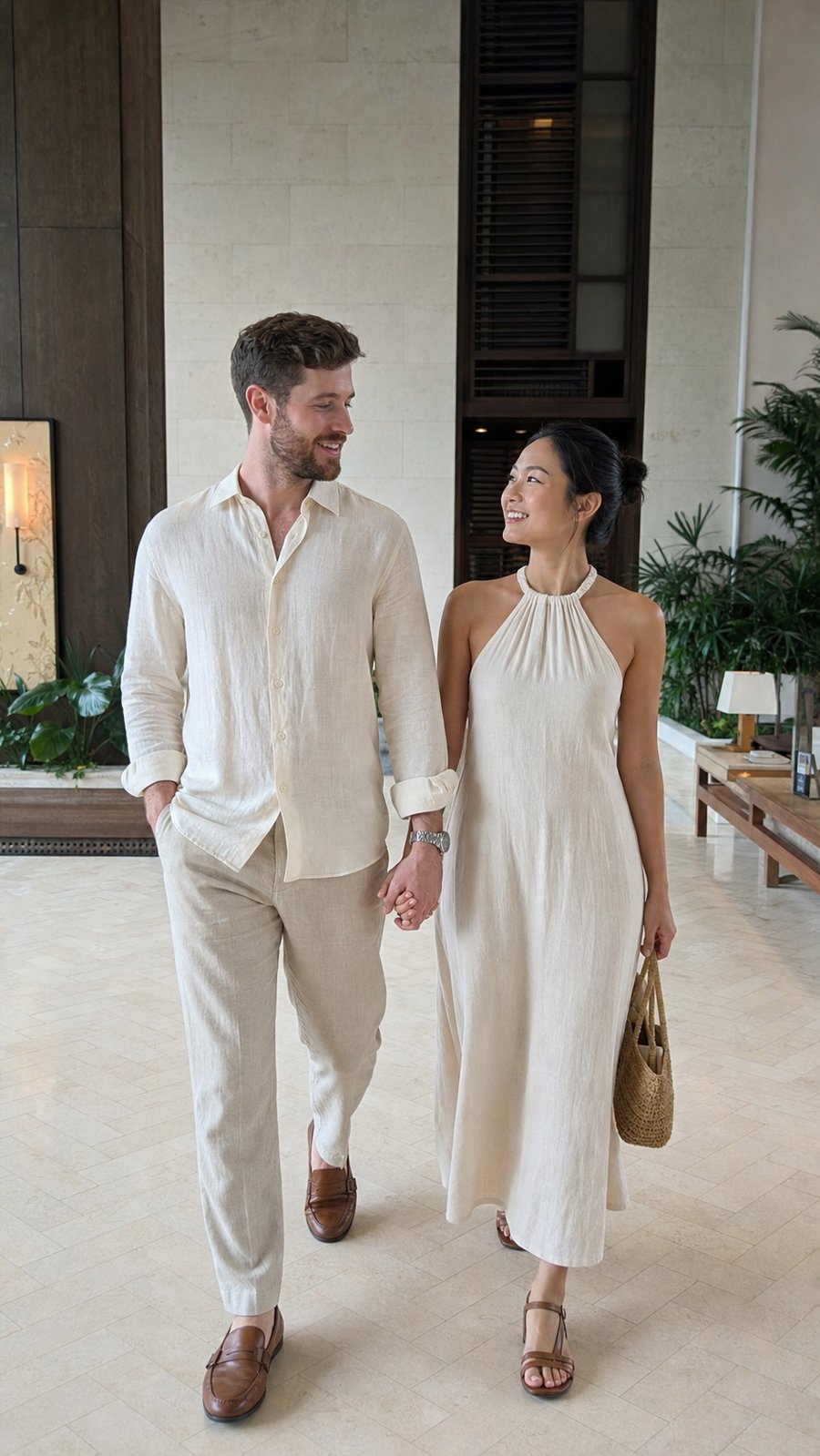 That matching beige tone is actually so good