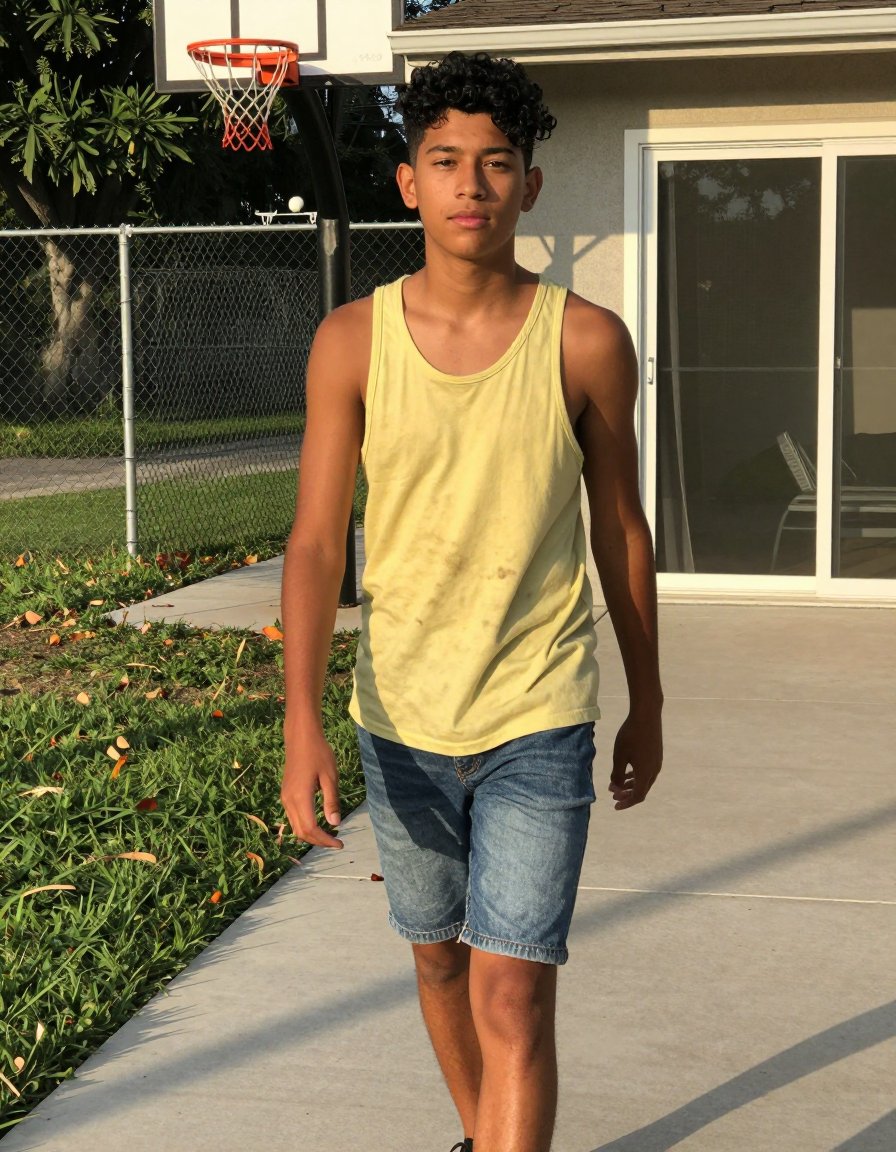 Yellow tank summer fit