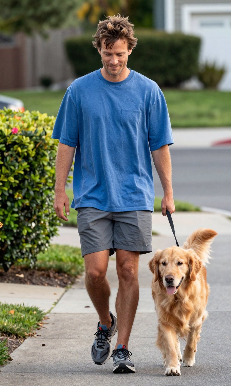 This blue tee trend is actually fire