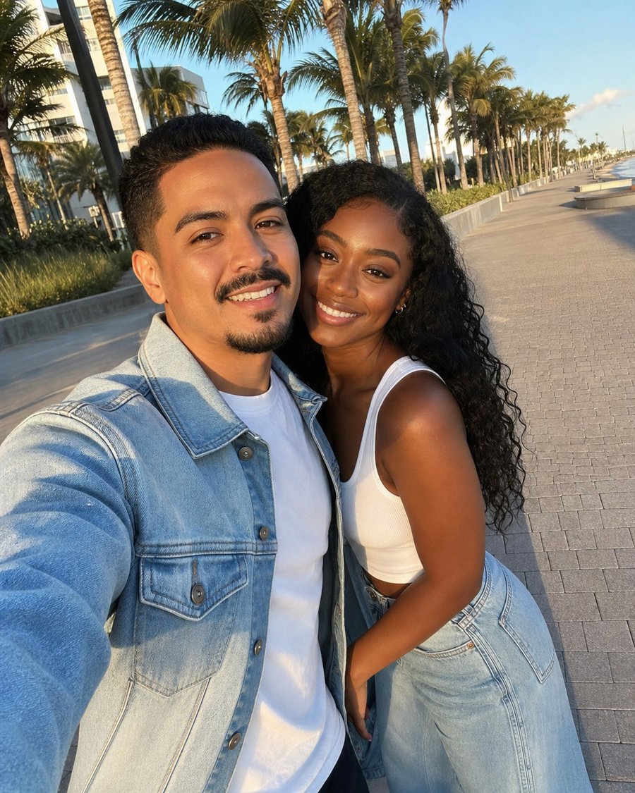 denim and white is a combo that just works