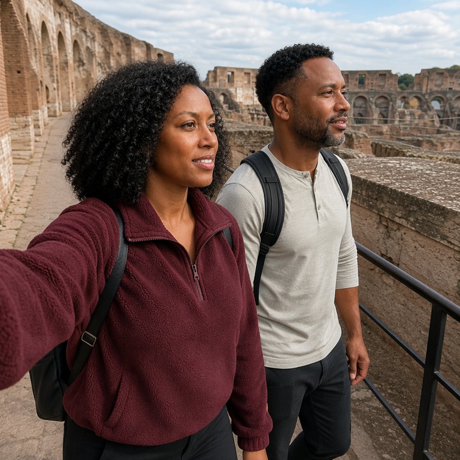 that maroon fleece looks way warmer than a hoodie