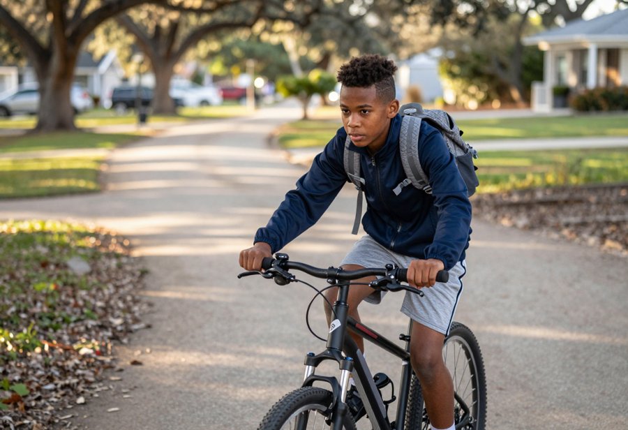 The Perfect Layered Look for Cool Afternoon Rides
