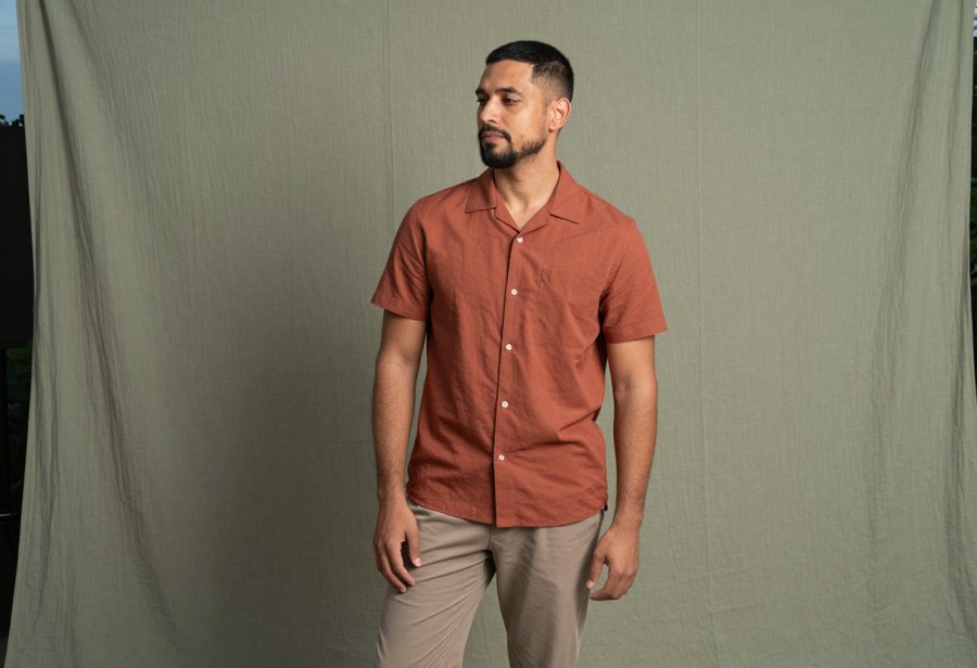 camp collar shirt is the move here