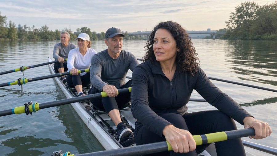 all black rowing fit hits different