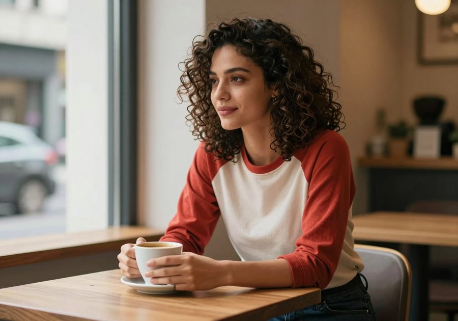 wait, the tomato red sleeves are trending so hard