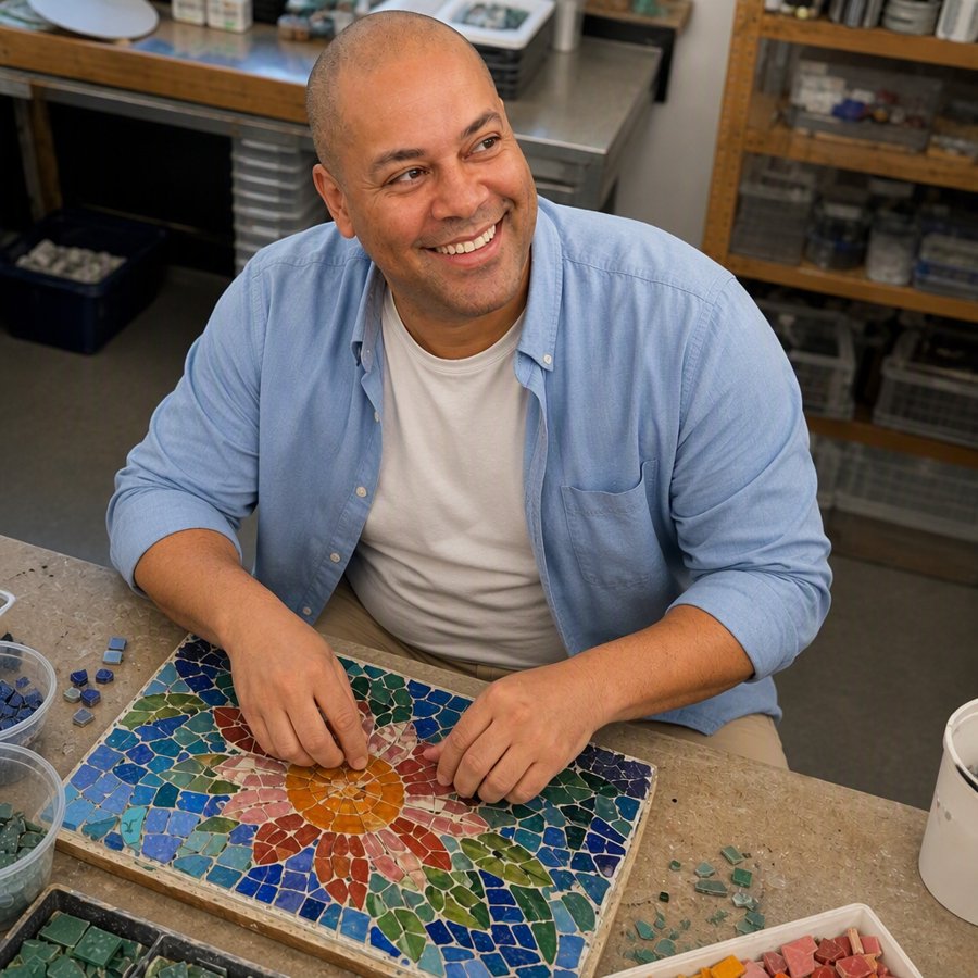 Your chambray shirt is exactly what you need for messy art days