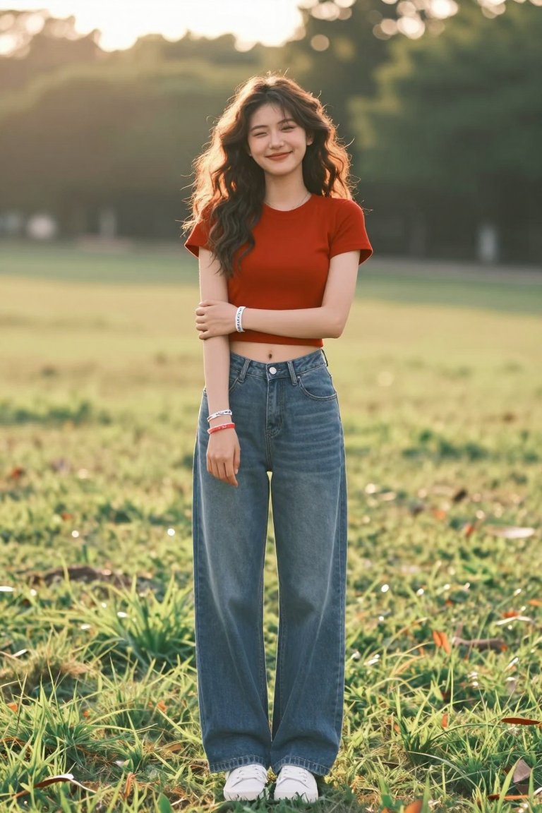 this tomato red tee trend is exactly what summer needs
