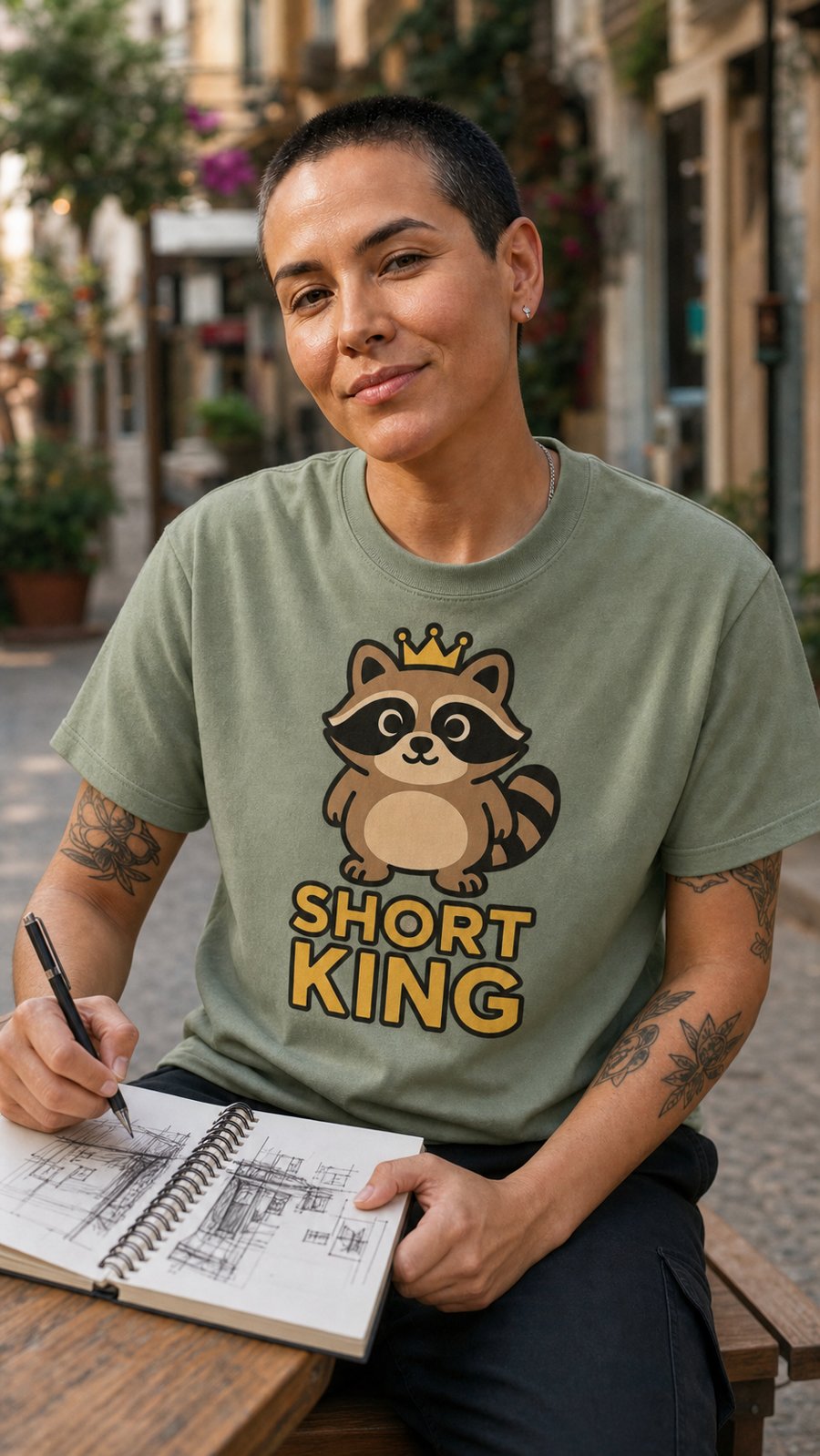 Jimothy ruling as 'SHORT KING' on this tee basically makes me feel like royalty.