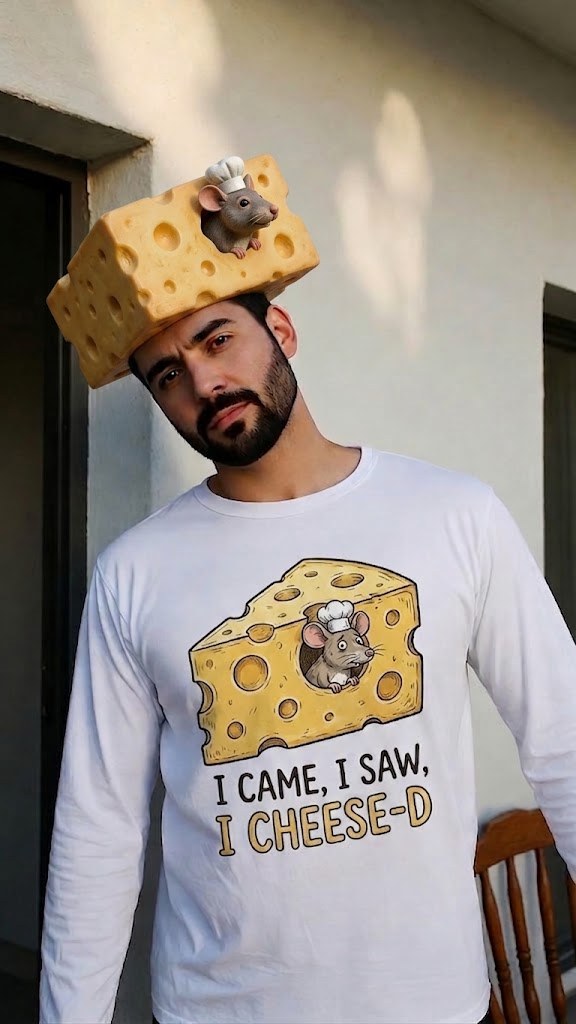 the cheese pun costume made me groan and i respect it