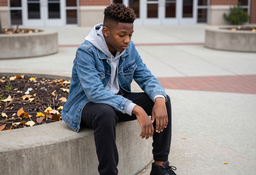 This vintage denim jacket is a total throwback.