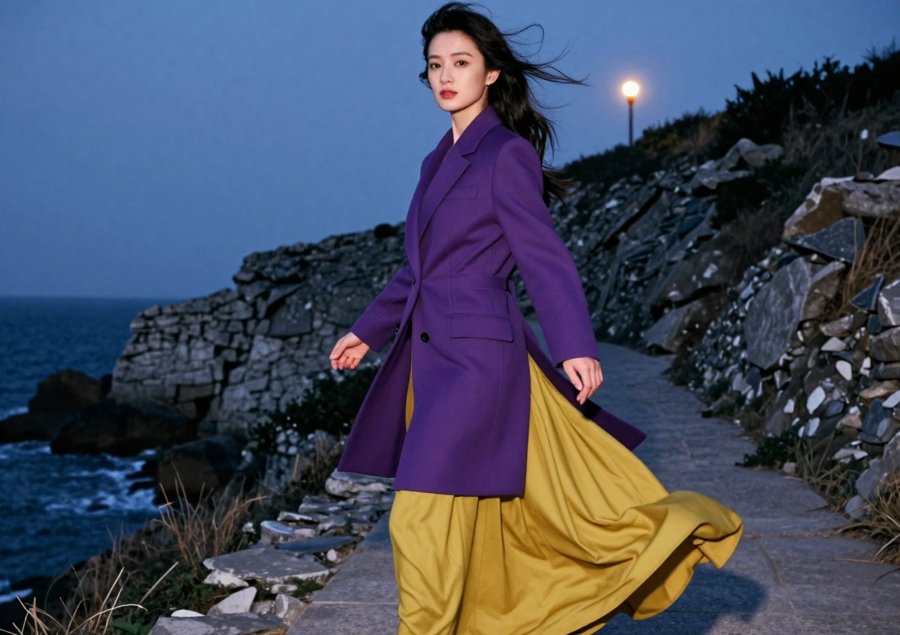 purple blazer is the vibe