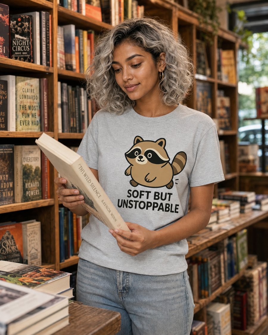 My bestie would live in this Jimothy tee that says "SOFT BUT UNSTOPPABLE".
