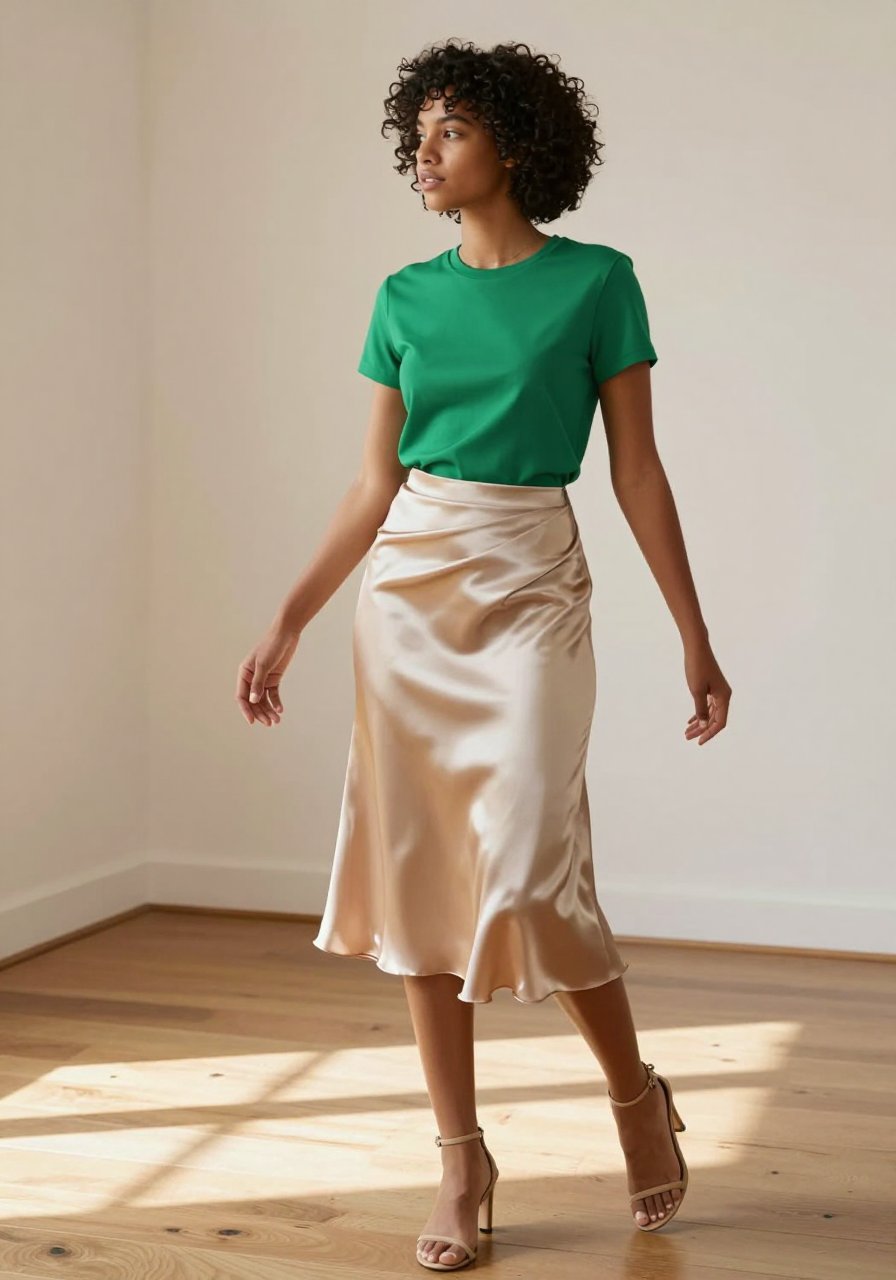 the emerald green tee trend is actually giving me life