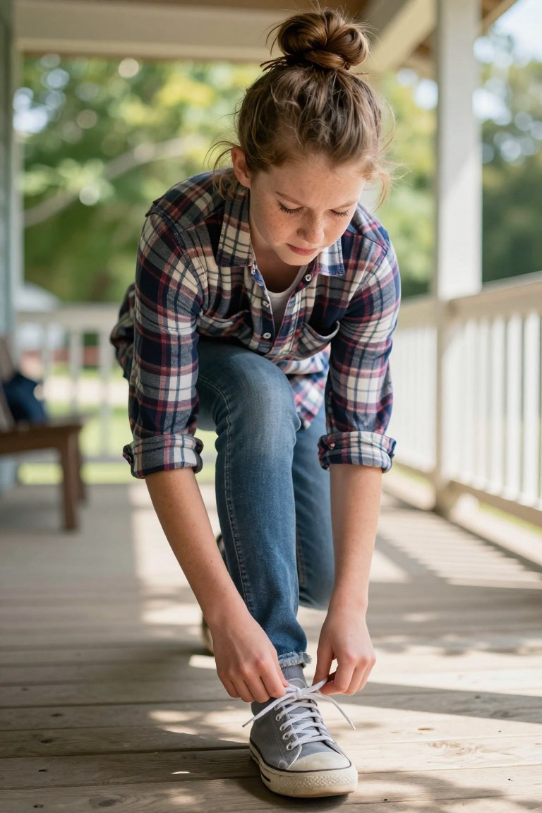 The Flannel Hack for Perfect Porch Days