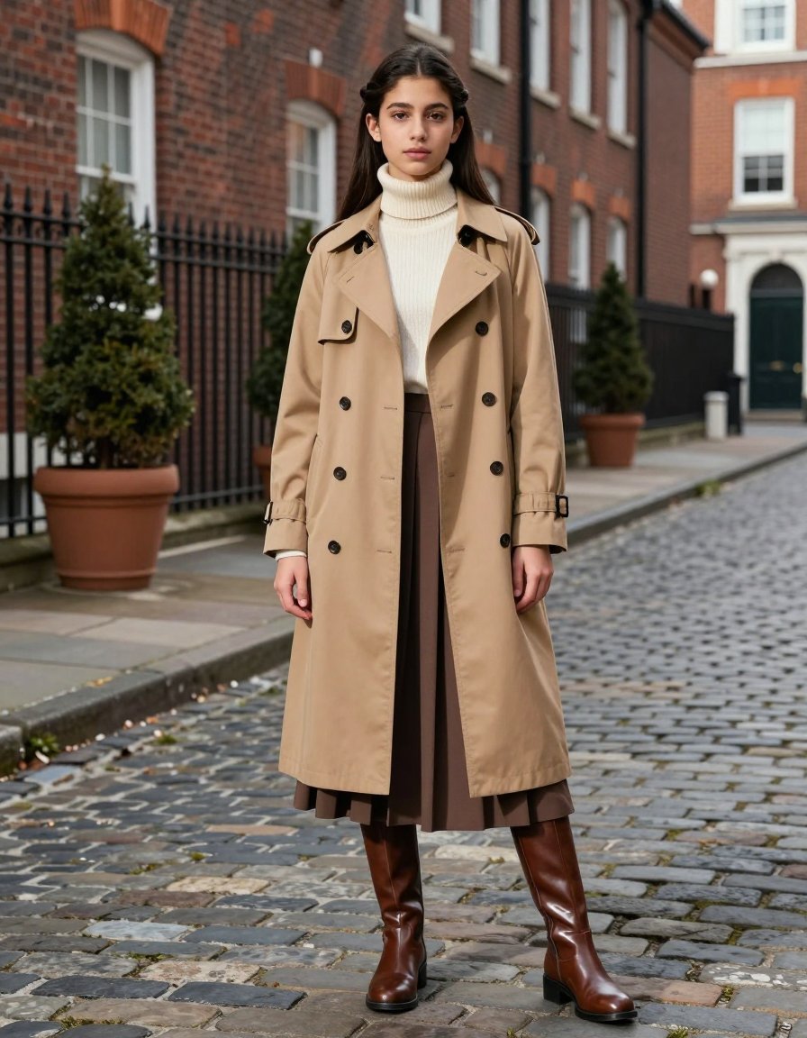Obsessed with this fall trench coat look!