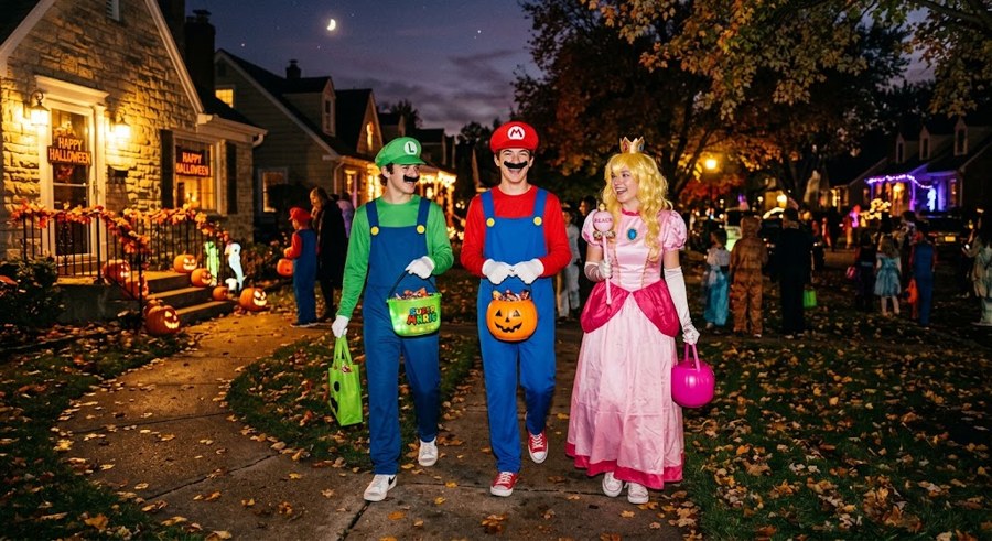 you cannot go wrong with a mario costume ever