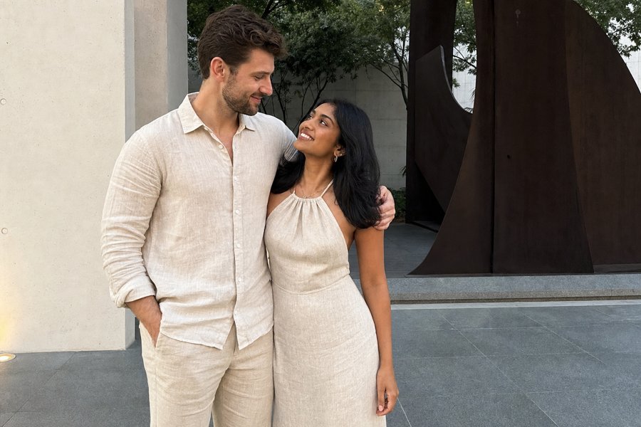 Can I just steal his shirt because that linen drape is everything.