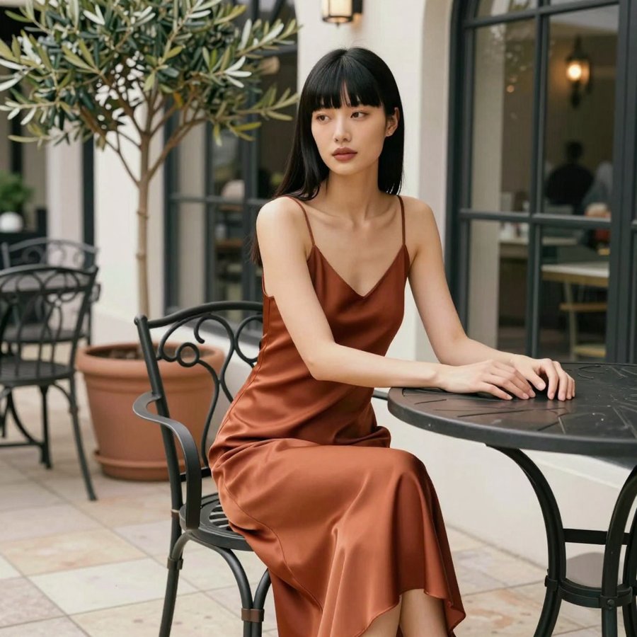 The Copper Slip Dress That Does It All