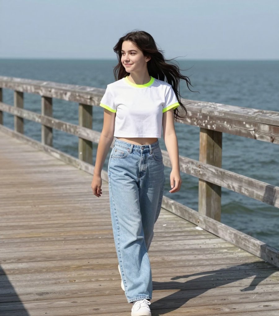 The neon ringer tee trend is perfect for summer