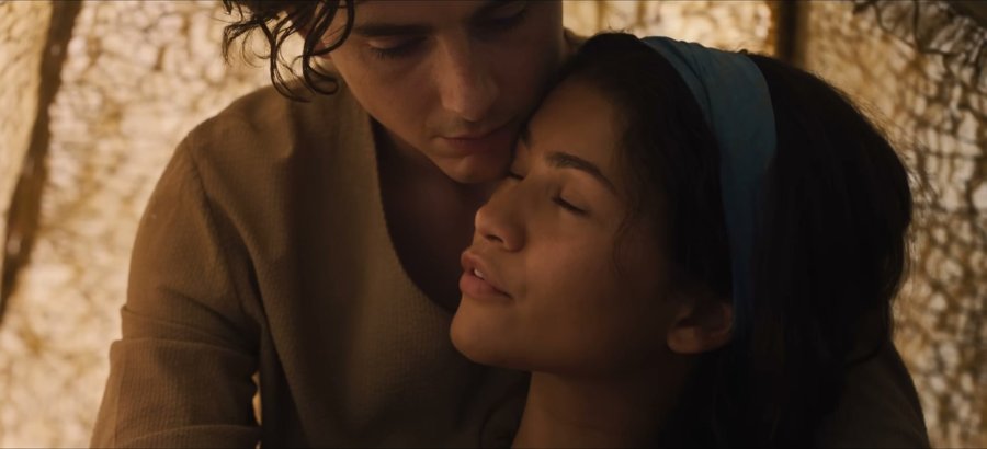 Timothée Chalamet in Dune Part Three — that blue headwrap changes everything