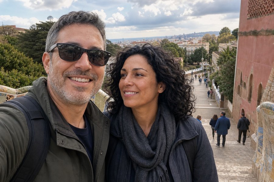 My boyfriend’s olive jacket is the perfect travel piece I’ve been missing