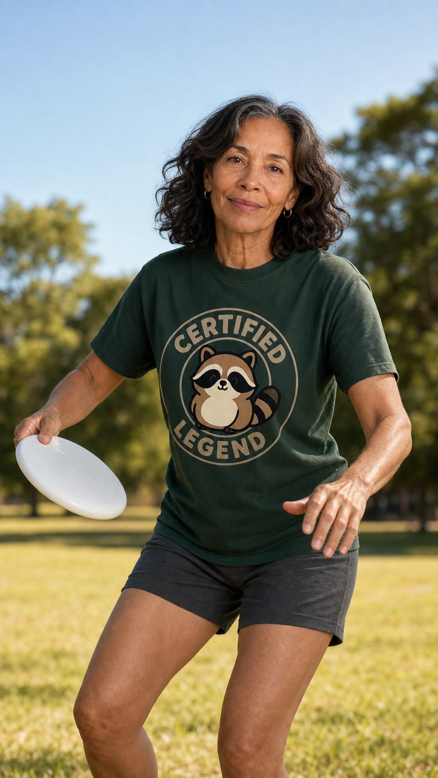 Wearing this Jimothy Certified Legend tee makes me feel ready to conquer the park.