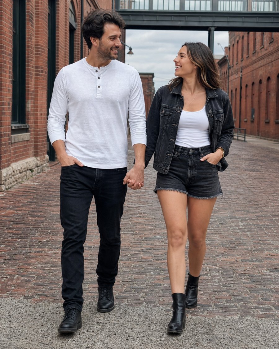 dark denim dates look good on them