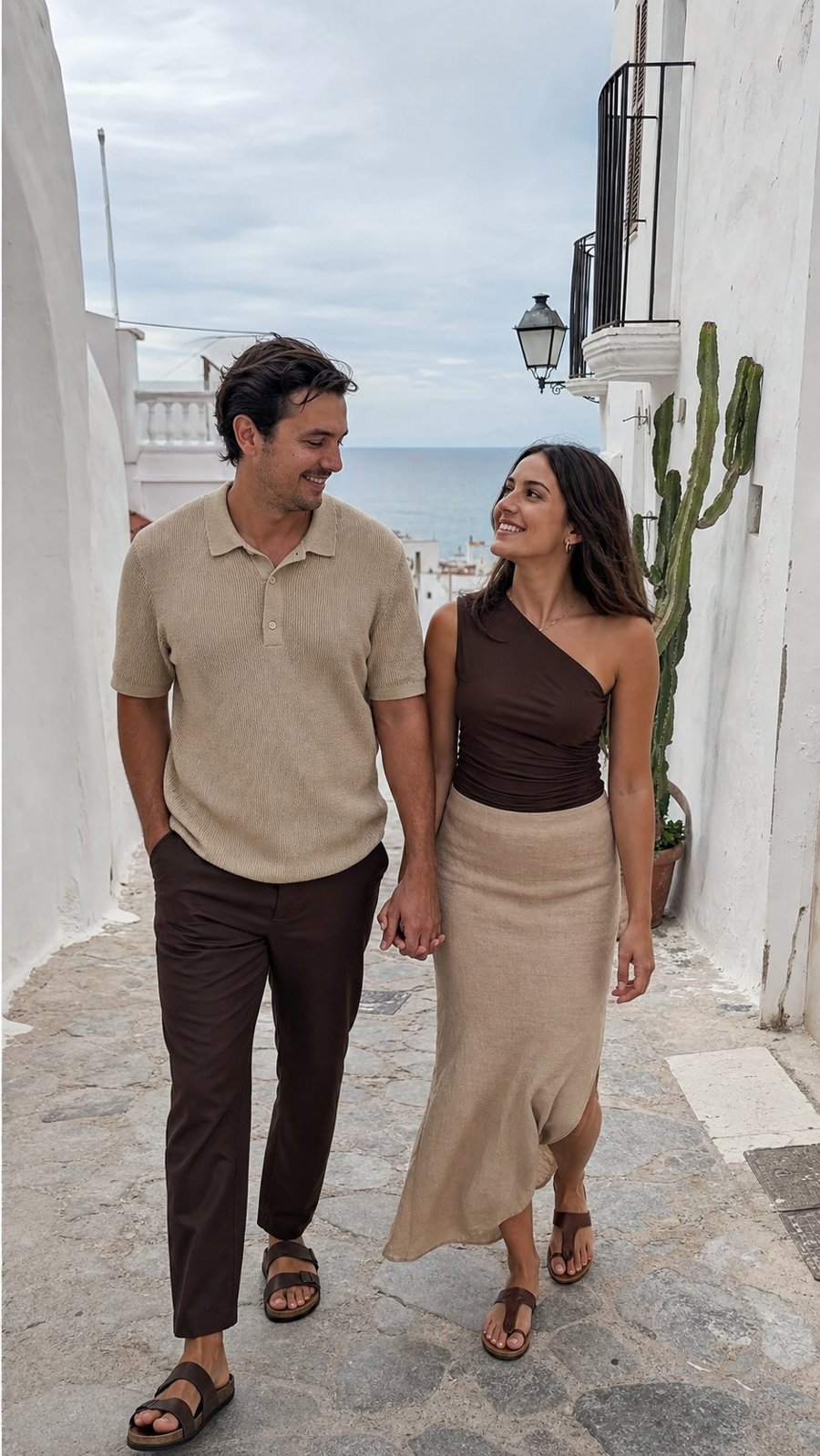 they matched perfectly. i guess we're doing earth tones now.