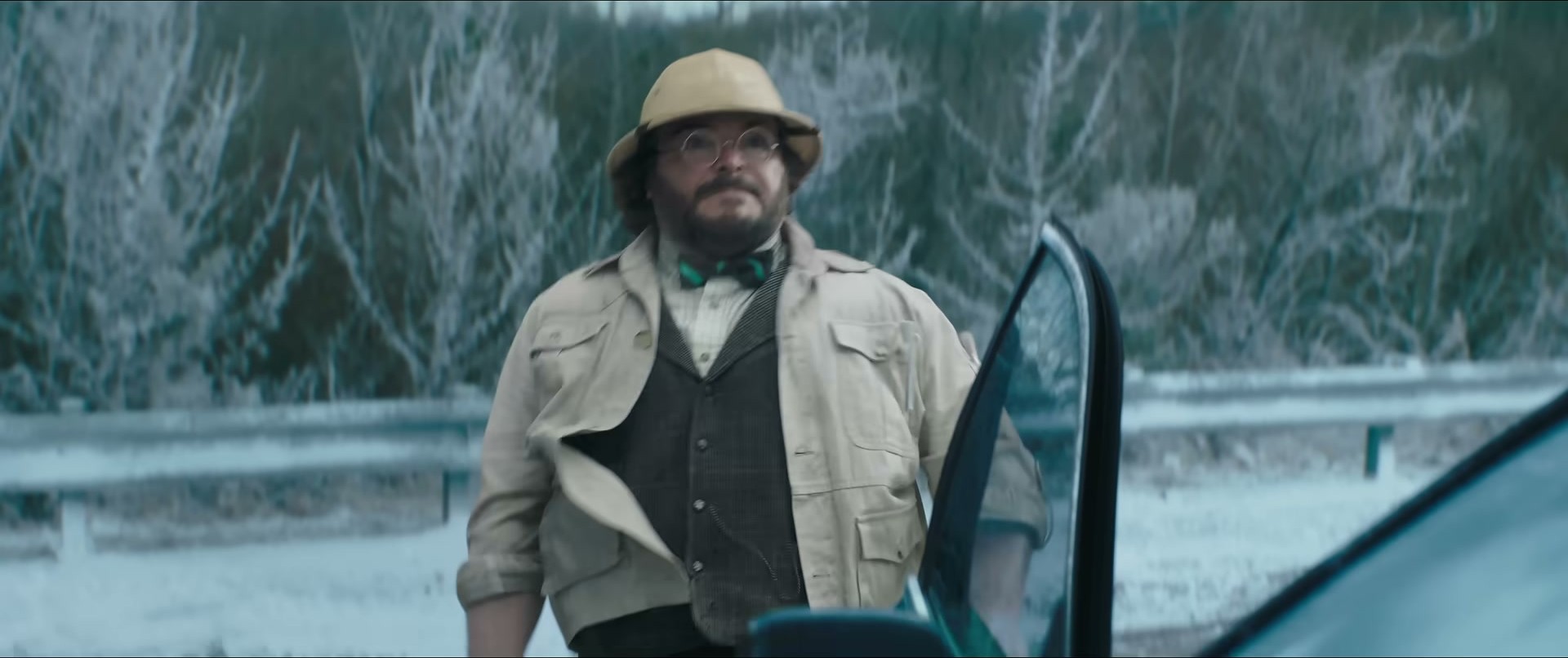Jack Black in Jumanji Open World — safari hat era is everything