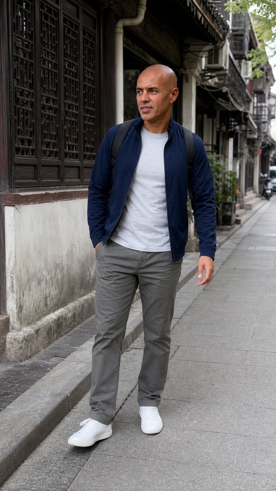 navy and grey is just... perfect