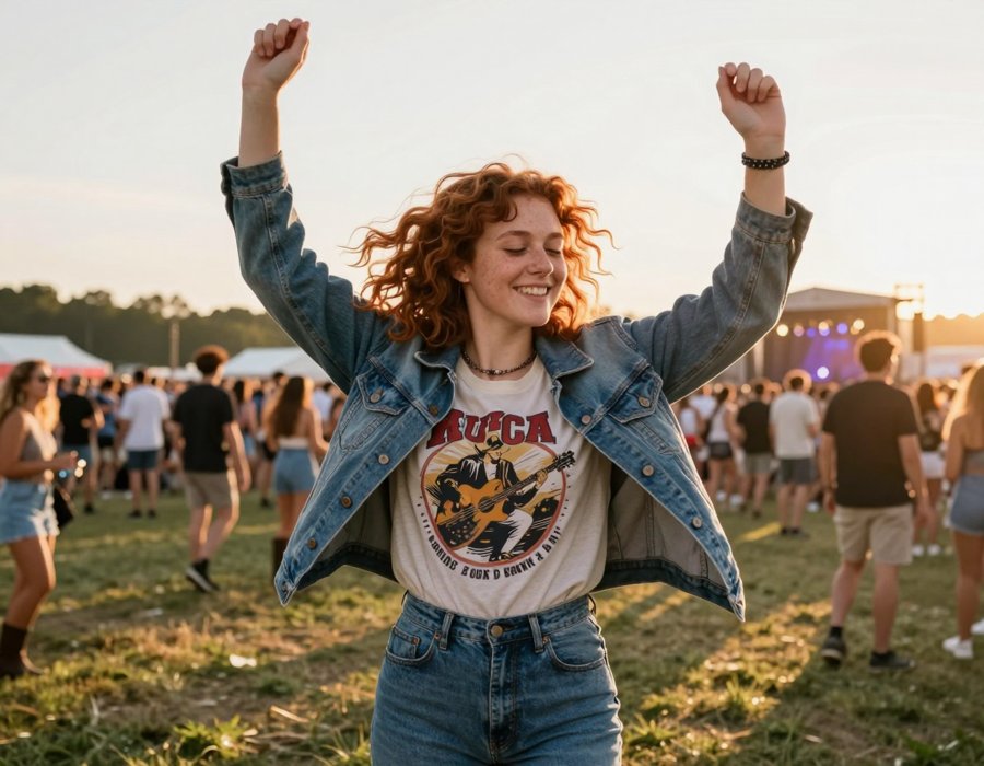 i'd wear this all denim fit to literally every festival