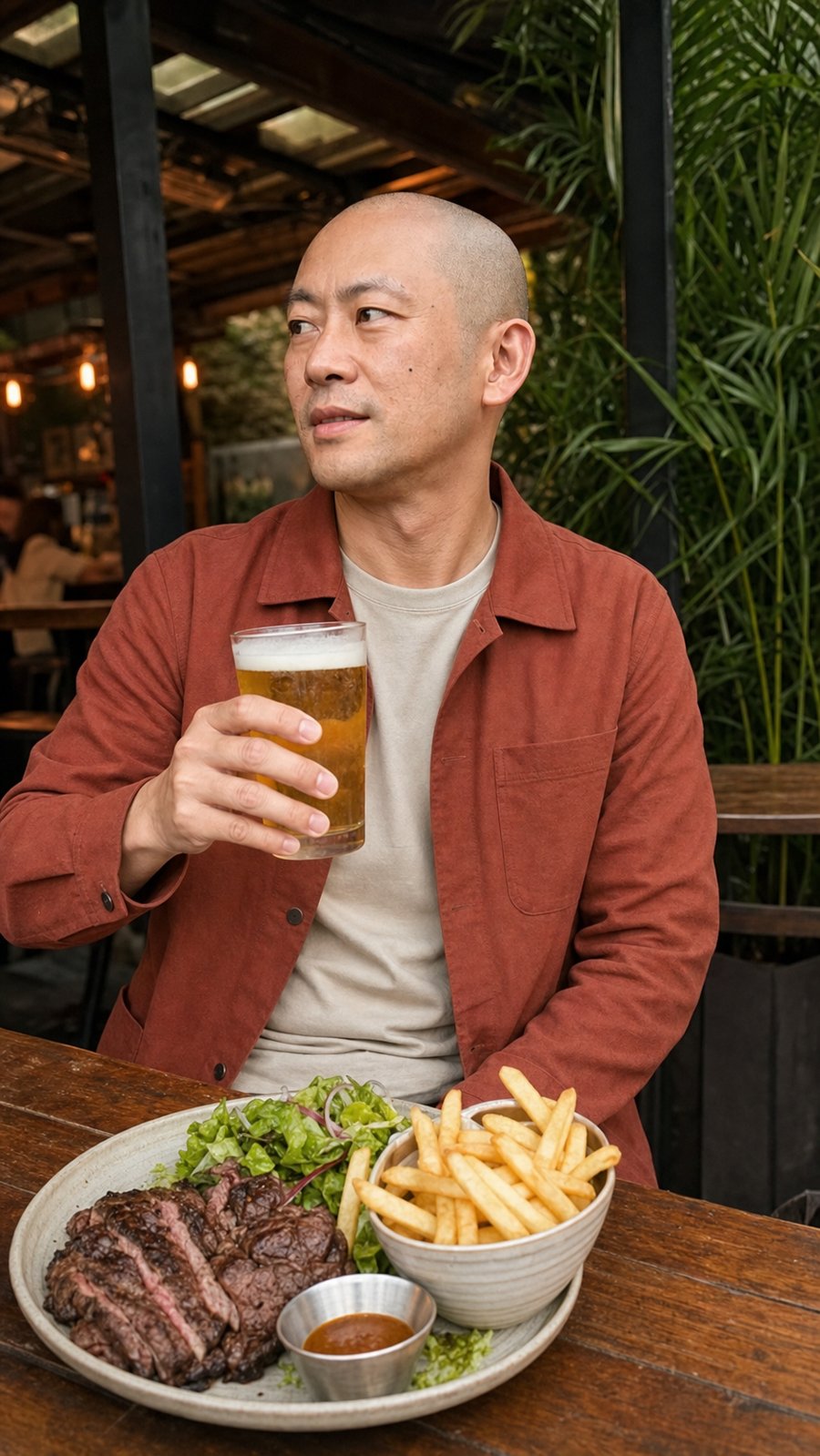 Really need a rust shirt like that for summer