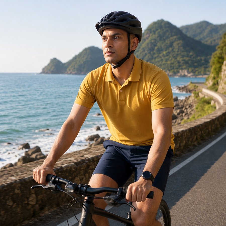 That yellow polo is doing all the work here