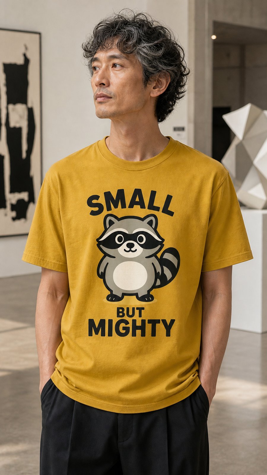 Jimothy is basically my little brother, but with the SMALL BUT MIGHTY slogan.
