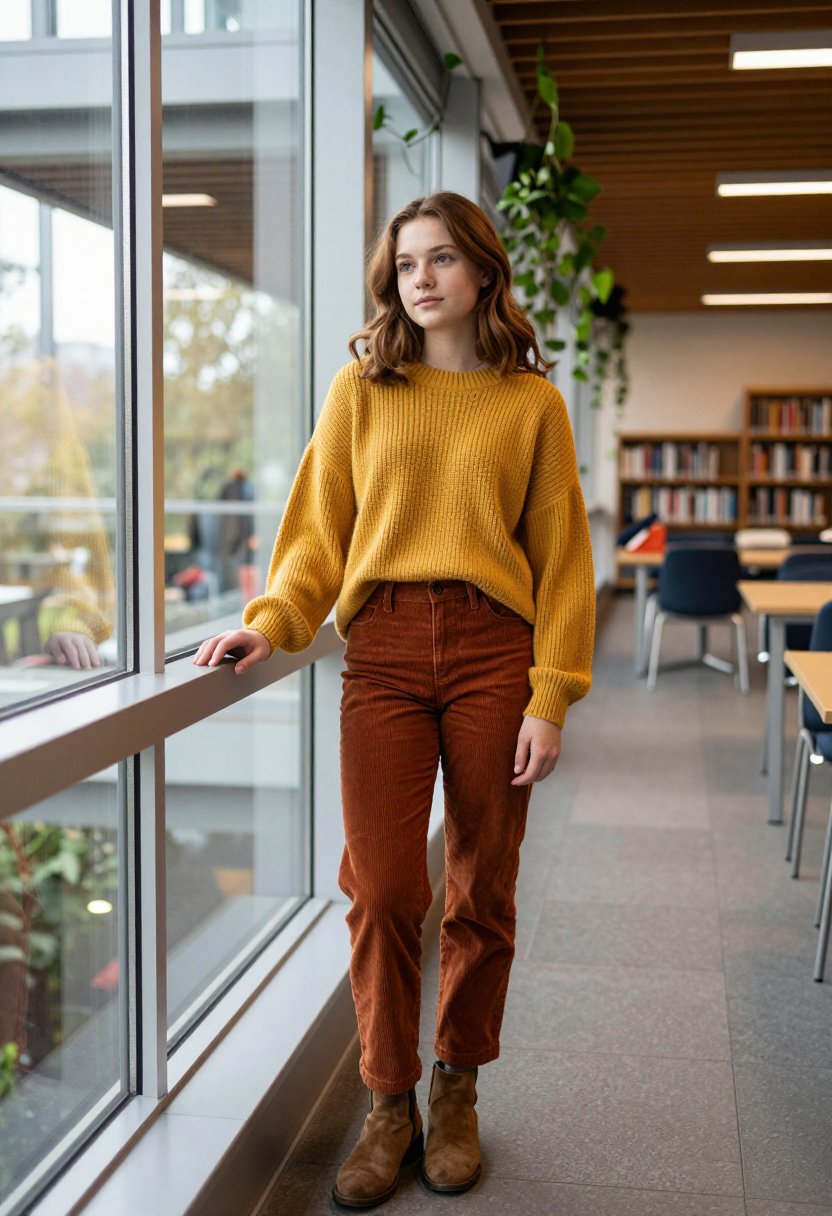 Mustard & Corduroy: The Ultimate Fall Study Fit
