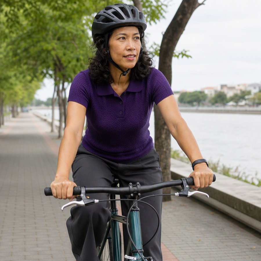 You are nailing the utility-chic aesthetic for this ride.