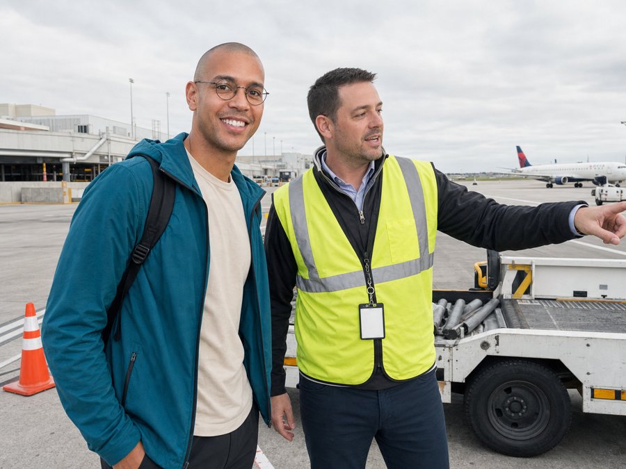Teal windbreakers are the unsung heroes of travel