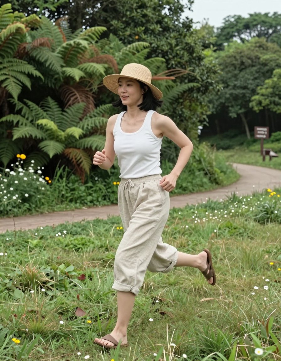 Simple summer running fit