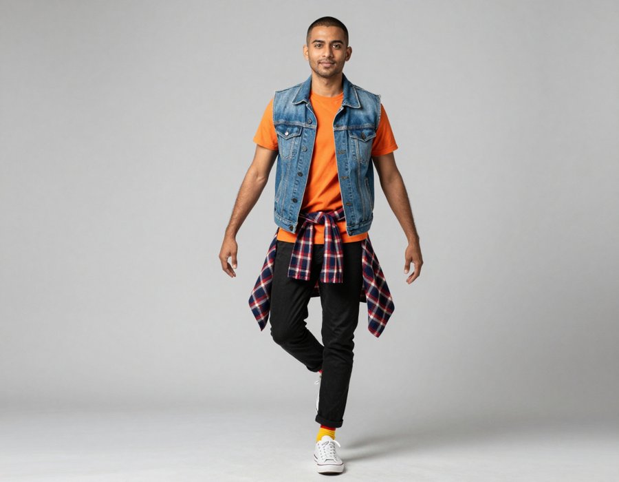 Denim Vest & Plaid Shirt: The Ultimate Fall Layering Combo