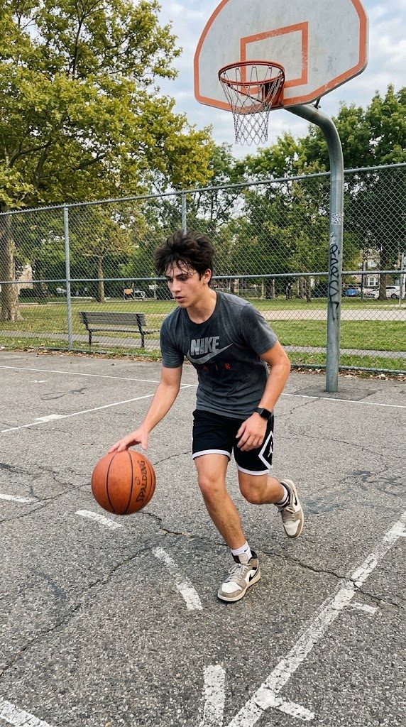 Casual courtside hoop fit